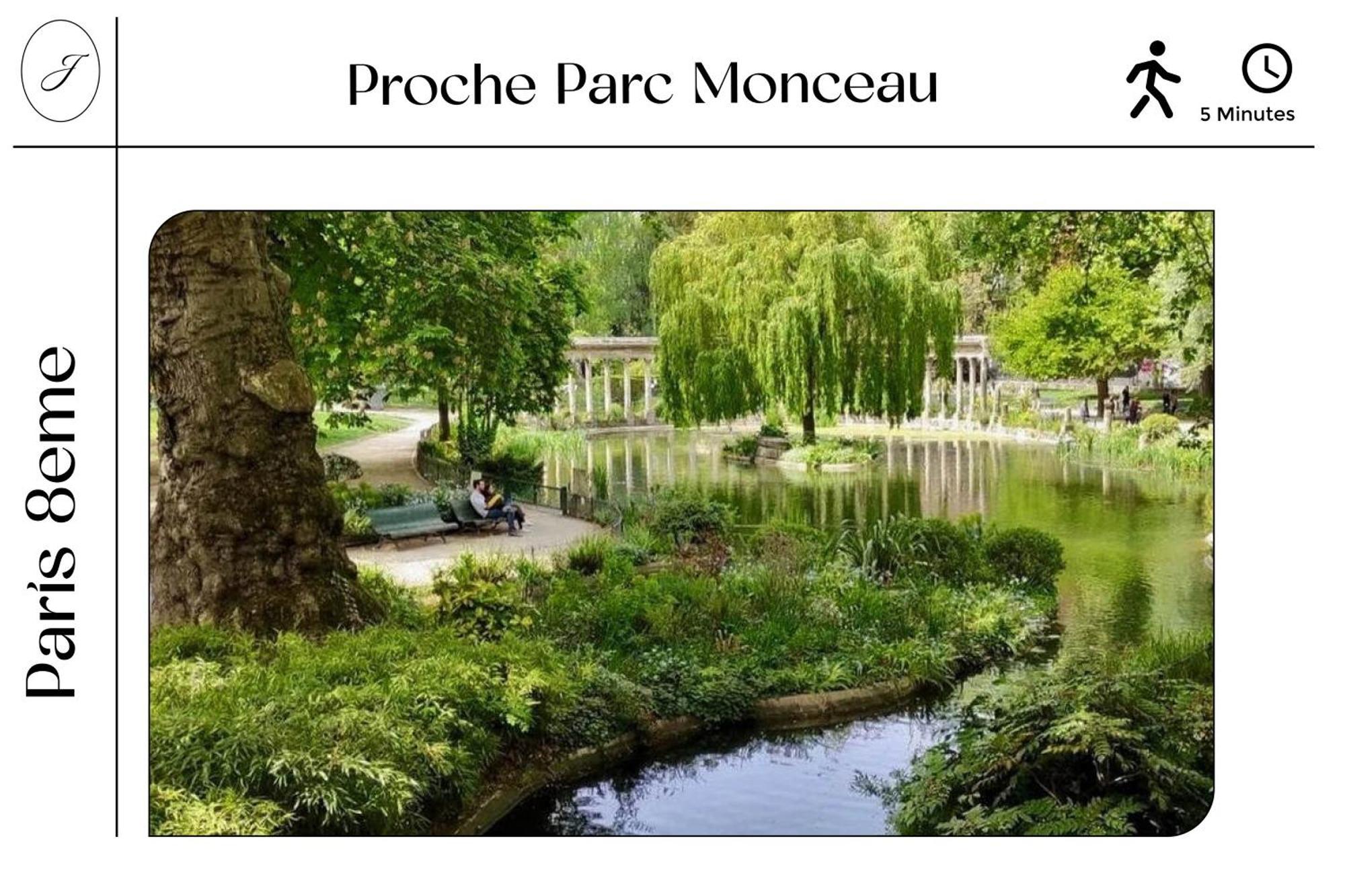 Monceau Secret - Proche Champs Elysees Et Monceau - Luxe Et 2 Personnes Paris